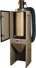 Value Collection - 1-1/2 hp, 600 CFM Sandblaster Dust Collector - 76" High x 21" Diam - First Tool & Supply