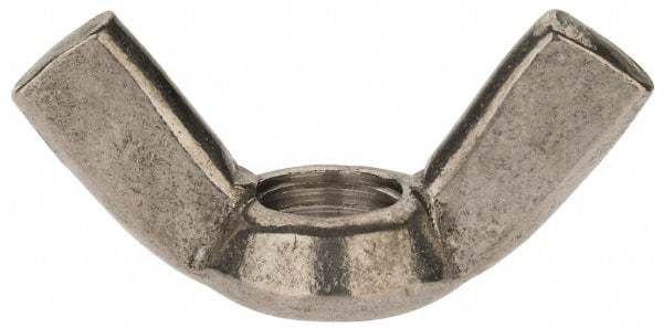 Value Collection - M16x2.00 Metric Coarse, Stainless Steel Standard Wing Nut - Grade 18-8, Austenitic Grade A2, 73mm Wing Span, 37.5mm Wing Span - First Tool & Supply