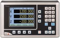 Fagor - 3 Axis, 30" X-Axis Travel, 14" Y-Axis Travel, 16" Z-Axis Travel, Milling DRO System - 0.0002", 0.0005", 0.001" Resolution, 10µm Accuracy, LCD Display - First Tool & Supply