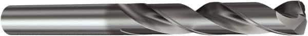 Sandvik Coromant - 4.3mm 140° Solid Carbide Jobber Drill - TiAlN Finish, Right Hand Cut, Cylindrical Shank, 74mm OAL - First Tool & Supply