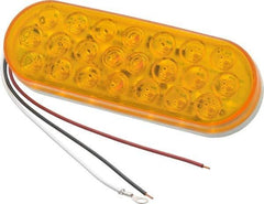 Peterson - Amber Type 1 LED Strobe Lights - LED, 0.67 Amp, 8 Watt, 12 Volt, 6-1/2" Long - First Tool & Supply