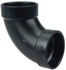 NIBCO - 3", ABS Drain, Waste & Vent Pipe 90 Elbow - Hub x Hub - First Tool & Supply