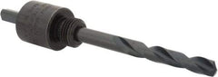 Lenox - 9/16 to 1-3/16" Tool Diam Compatibility, Straight Shank, Carbon Steel Integral Pilot Drill, Hole Cutting Tool Arbor - 15/64" Min Chuck, Triangular Shank Cross Section, Quick-Change Attachment, For Hole Saws 4L - First Tool & Supply