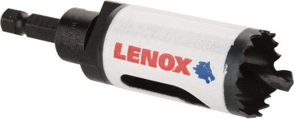 Lenox - 1-1/8" Diam, 1-9/16" Cutting Depth, Hole Saw - Bi-Metal Saw, Toothed Edge - First Tool & Supply