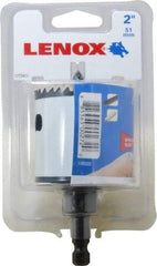 Lenox - 2" Diam, 1-9/16" Cutting Depth, Hole Saw - Bi-Metal Saw, Toothed Edge - First Tool & Supply