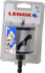 Lenox - 2-1/8" Diam, 1-9/16" Cutting Depth, Hole Saw - Bi-Metal Saw, Toothed Edge - First Tool & Supply