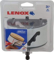 Lenox - 3-3/4" Diam, 1-9/16" Cutting Depth, Hole Saw - Bi-Metal Saw, Toothed Edge - First Tool & Supply