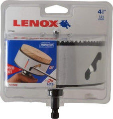 Lenox - 4-3/4" Diam, 1-9/16" Cutting Depth, Hole Saw - Bi-Metal Saw, Toothed Edge - First Tool & Supply