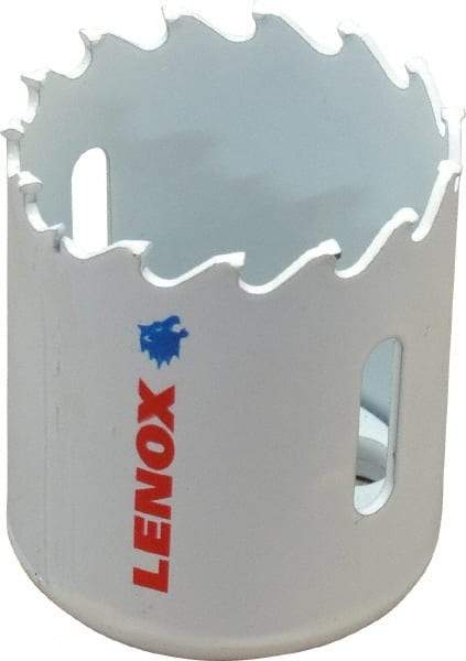 Lenox - 1-5/8" Diam, 1-1/2" Cutting Depth, Hole Saw - Carbide-Tipped Saw, Toothed Edge - First Tool & Supply