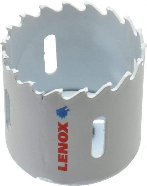 Lenox - 2" Diam, 1-1/2" Cutting Depth, Hole Saw - Carbide-Tipped Saw, Toothed Edge - First Tool & Supply