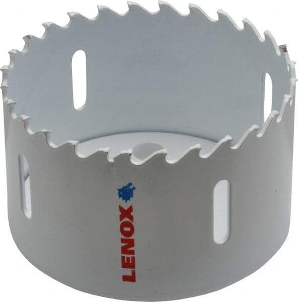 Lenox - 3" Diam, 1-1/2" Cutting Depth, Hole Saw - Carbide-Tipped Saw, Toothed Edge - First Tool & Supply