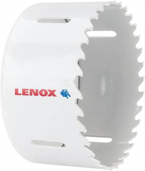 Lenox - 3-1/2" Diam, 1-1/2" Cutting Depth, Hole Saw - Carbide-Tipped Saw, Toothed Edge - First Tool & Supply