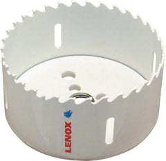 Lenox - 3-5/8" Diam, 1-1/2" Cutting Depth, Hole Saw - Carbide-Tipped Saw, Toothed Edge - First Tool & Supply