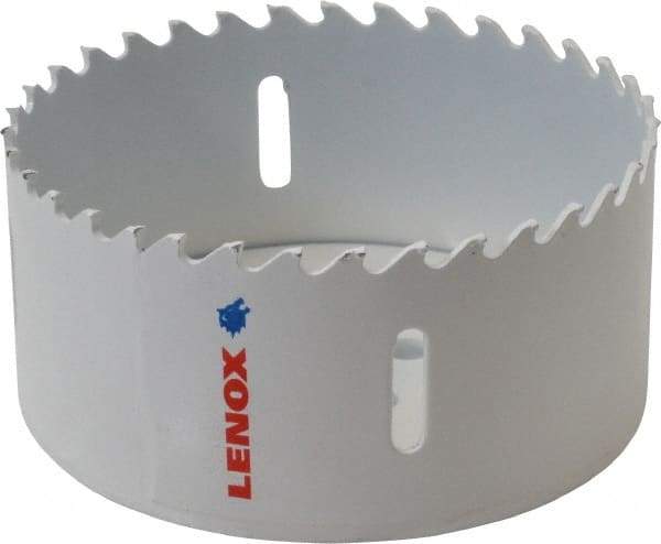 Lenox - 3-3/4" Diam, 1-1/2" Cutting Depth, Hole Saw - Carbide-Tipped Saw, Toothed Edge - First Tool & Supply