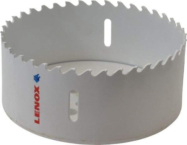 Lenox - 4-1/4" Diam, 1-1/2" Cutting Depth, Hole Saw - Carbide-Tipped Saw, Toothed Edge - First Tool & Supply