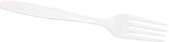 Solo - Solo Guildware Heavyweight Plastic Forks - White - First Tool & Supply