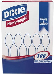 Dixie - Dixie Plastic Tableware, Heavyweight Teaspoons - White - First Tool & Supply