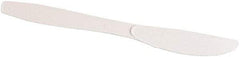 Dixie - Dixie Plastic Tableware, Heavy Mediumweight Knives - White - First Tool & Supply