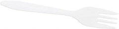 DART - Dart Style Setter Mediumweight Plastic Forks - White - First Tool & Supply