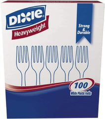 Dixie - Dixie Heavyweight Plastic Forks - White - First Tool & Supply