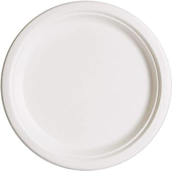 ECO PRODUCTS - Eco-Products Compostable Sugarcane Dinnerware, 10" Plate - White - First Tool & Supply