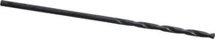 Cleveland - #54 118° High Speed Steel Jobber Drill - Oxide Finish, Right Hand Cut, Spiral Flute, Straight Shank, 1-7/8" OAL, Standard Point - First Tool & Supply