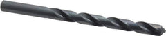 Cleveland - Letter R 118° High Speed Steel Jobber Drill - Oxide Finish, Right Hand Cut, Spiral Flute, Straight Shank, 4-3/4" OAL, Standard Point - First Tool & Supply