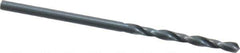 Cleveland - 2.05mm 118° High Speed Steel Jobber Drill - Oxide Finish, Right Hand Cut, Spiral Flute, Straight Shank, 1.929" OAL, Standard Point - First Tool & Supply