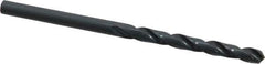 Cleveland - 3.7mm 118° High Speed Steel Jobber Drill - Oxide Finish, Right Hand Cut, Spiral Flute, Straight Shank, 2.756" OAL, Standard Point - First Tool & Supply