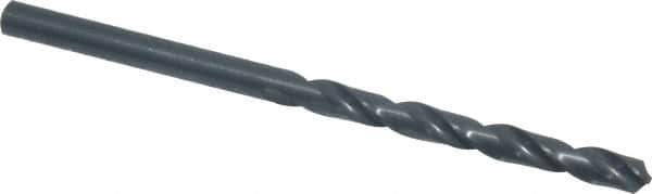 Cleveland - 4mm 118° High Speed Steel Jobber Drill - Oxide Finish, Right Hand Cut, Spiral Flute, Straight Shank, 2.953" OAL, Standard Point - First Tool & Supply