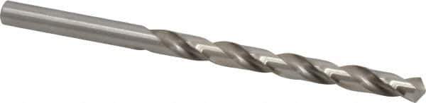 Cleveland - Letter A 118° High Speed Steel Jobber Drill - Bright Finish, Right Hand Cut, Spiral Flute, Straight Shank, 3-7/8" OAL, Standard Point - First Tool & Supply