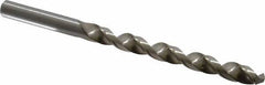 Cleveland - Letter H 118° High Speed Steel Jobber Drill - Bright Finish, Right Hand Cut, Spiral Flute, Straight Shank, 4-1/8" OAL, Standard Point - First Tool & Supply