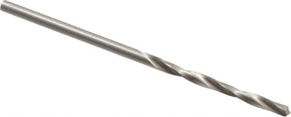 Cleveland - #47 118° High Speed Steel Jobber Drill - Bright Finish, Right Hand Cut, Spiral Flute, Straight Shank, 2" OAL, Standard Point - First Tool & Supply