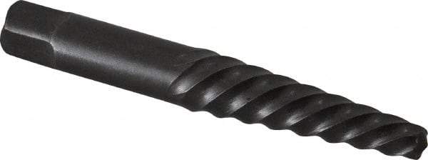 Cleveland - Spiral Flute Screw Extractor - #5 Extractor for 9/16 to 3/4" Screw, 3-3/8" OAL - First Tool & Supply