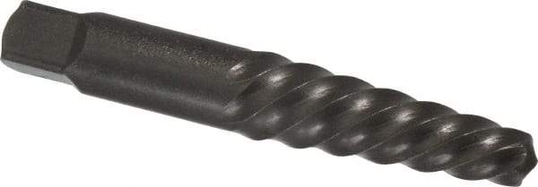 Cleveland - Spiral Flute Screw Extractor - #6 Extractor for 3/4 to 1" Screw, 3-3/4" OAL - First Tool & Supply