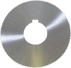 Controx - 3" Diam x 0.0469" Blade Thickness x 1" Arbor Hole Diam, 128 Tooth Slitting and Slotting Saw - Arbor Connection, Right Hand, Uncoated, Cobalt, Concave Ground, Contains Keyway - First Tool & Supply