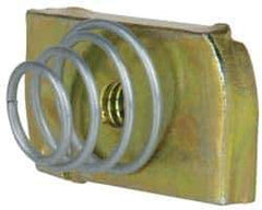 Cooper B-Line - 1/4-20" Rod, Zinc Dichromate Steel Spring Strut Nut - 450 Lb Capacity, 1/4-20" Bolt - First Tool & Supply