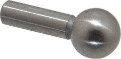 Gibraltar - 3/8" Ball Diam, 3/16" Shank Diam, Steel Inspection Tooling Ball - Slip-Fit Shank, 3/4" Ball Center to Shank Bottom - First Tool & Supply