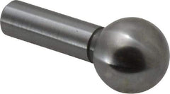 Gibraltar - 3/8" Ball Diam, 3/16" Shank Diam, Steel Inspection Tooling Ball - Press-Fit Shank, 3/4" Ball Center to Shank Bottom - First Tool & Supply