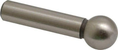 Gibraltar - 1/2" Ball Diam, 5/16" Shank Diam, Steel Inspection Tooling Ball - Slip-Fit Shank, 1-1/2" Ball Center to Shank Bottom - First Tool & Supply