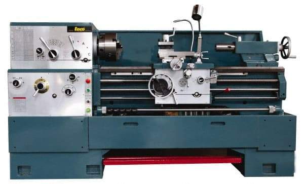 Enco - 20" Swing, 80" Between Centers, 230/460 Volt, Triple Phase Engine Lathe - 7MT Taper, 7-1/2 hp, 25 to 1,800 RPM, 3-1/8" Bore Diam, 40" Deep x 48-7/8" High x 136-1/8" Long - First Tool & Supply