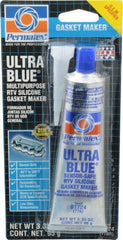 Permatex - 3.35 oz Gasket Maker - -65 to 500°F, Blue, Comes in Tube - First Tool & Supply