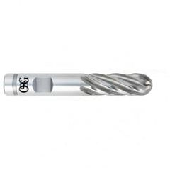 1" Dia. - 4-1/2" OAL - VC10-Ball End HP End Mill-6 FL - First Tool & Supply