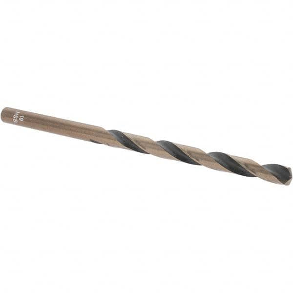 Import - 0.166" High Speed Steel, 135° Point, Straight Shank Maintenance Drill Bit - First Tool & Supply