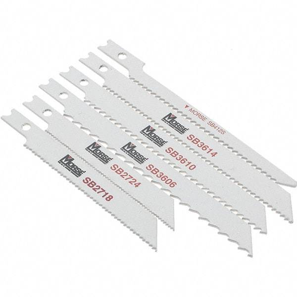 M.K. MORSE - Jig Saw Blade Sets Blade Material: Bi-Metal Minimum Blade Length (Inch): 3 - First Tool & Supply