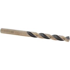 Import - 9/32" High Speed Steel, 135° Point, Round with Flats Shank Maintenance Drill Bit - First Tool & Supply