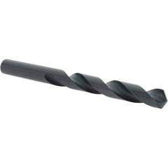 Import - 13mm 118° High Speed Steel Jobber Drill - Oxide Finish, Right Hand Cut, Spiral Flute, Straight Shank, 5-63/64" OAL, Standard Point - First Tool & Supply