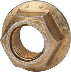 Made in USA - 5/16-18 Grade 8 Steel Hex Flange Lock Nut - First Tool & Supply