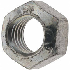 Made in USA - M12x1.75 Metric Coarse Grade 12 Hex Lock Nut with Distorted Thread - First Tool & Supply