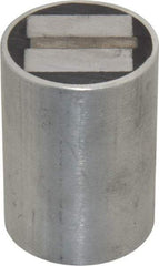 Mag-Mate - 5/16-18 Thread, 1-1/2" Diam, 2-1/16" High, 102 Lb Average Pull Force, Neodymium Rare Earth Pot Magnet - 5/16" Tapped Hole Depth, Aluminum Insulated - First Tool & Supply